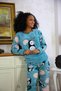 Fashion Line Welsoft Fleece Women's Pajamas Set 8501 - 4