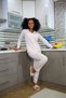 Fashion Line Women's Combed Cotton Long Sleeve Pajama Set 2771 - 2
