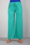 Fashion Stripe Combed Cotton Wide Leg Trousers 210036 - 2
