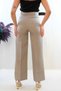 Fashion Stripe Belted Trousers Gray - 3