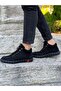 Men's Black Genuine Leather Boots-Black - 5