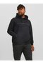 Jack&Jones Hooded Plus Size Black Men's Sweatshirt 12243527