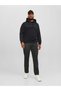 Jack&Jones Hooded Plus Size Black Men's Sweatshirt 12243527 - 3