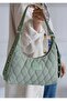 Women's Water Green Hand and Shoulder Bag - 2