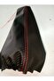 Universal gear Gaiter Carbon-Alkantre with red stitching