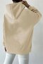 UNISEX BEIGE ANGRY PANDA COTTON HOODED SWEATSHIRT HOODIE - 2