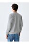 Crew Neck Gray Sweatshirt - 4