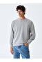 Crew Neck Gray Sweatshirt - 3