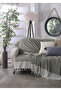 Bergama Khaki Buldan Sofa Cover 180 X 200 cm Sofa Shawl Sofa Bed Cover Cotton Throw