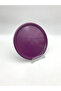 6-Piece Metal Purple Single Decorative Tea, Coffee and Pastry Serving Presentation Tray 23 cm - 2