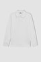 Boy's White Pique Long Sleeve Polo School t Shirt L0288A623Au - 7