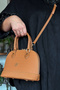 Printed Patterned Special Series Hand and Shoulder Bag 4076-Gd Tan -Gzd- - 4