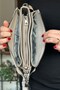 Women's 3-Compartment Adjustable Long Strap Messenger Bag and Shoulder Bag Stone Color 4013 -Gzd- - 5