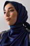 Plain Twill Scarf - Navy Blue