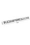 ملصق Kompressor Luggage Abs Chrome ملصق شعار فاخر عالي الجودة - 3