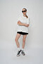 White Women's 100% Cotton Oversize/Wide Fit Crew Neck Knitted T-shirt - 2