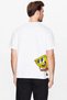White Cartoon Spongebob Printed Crew Neck Cotton Oversize Women Men/unisex T-shirt - 2