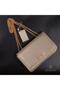 Gold Shiny Pattern Chain Strap Women's Shoulder Bag - 3