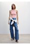 Semi-Sheer Knitwear Blouse - 2