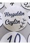 Name written, 12 Month Plaque Set Wooden Baby Photo Cards, my firsts set, memory cards