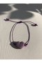 Handmade Murano Glass Bracelet Purple Heart - 4