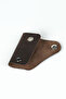 Leather Keychain 3-4 Key Capacity - Real Leather & Handmade - 6