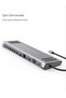 MacBook Compatible 14 in 1 Type-C Hub to USB 3.0 Sd/Tf-Rj45/Hdmi/Vga/Usb-C 60W Converter Multiplexer - 4
