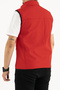 Men's Red Slim Fit Slim Fit Fleece Inside Outdoor Softshell Vest - 5