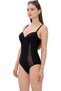 Solid Color Transparent Detailed Swimsuit - 3