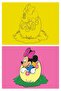 Disney Minnie Mouse 5 Pieces Large Size A4 Sand Painting Card Set |   Educational Activity Set for Children - 3