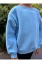 Children's Crew Neck Baby Blue Sweatshirt - 3