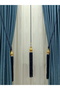 Background Curtain Ceiling Tie Tassel Braçol Set