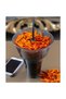 Set of 2 Practical Pop Corn Bucket with Straw Cup Snack Snack Plate Nuts Popcorn Chips - 7