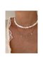 Natural White Mother of Pearl Heart Necklace