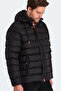Saline Men's Black Coat & Coat - 6