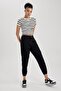 Cool Cargo Jogger - Normal Waist Gabardine Pants 100% Cotton W8036Az23Sp - 3