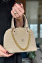 Special Series Print Pattern Hand and Shoulder Bag 4076-Gd -Sand Gzd - 3