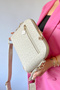 Medium Size New Season Daily 3 Compartment Women's Shoulder Bag 24 cm X 18 cm 2196 Stone Combination -Gzd- - 3