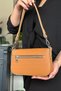 Tan Combination Color Stylish Women's Shoulder Bag with 5 Compartments Suitable for Daily Use 23Cm-14Cm 4090-Gd -Gzd- - 6