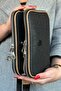 Women's Long Strap Shoulder Bag - 5 Compartments, Adjustable, 28X18 cm 4023-Jp-Gzd - 7