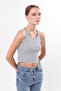 Women's Striped Sleeveless Blouse Thick Strap Athlete Thin Summer Knitwear