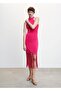 Halter Neck Tassel Dress - 20