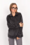 Women's Gray Color Single Top Zippered Fleece Jacket