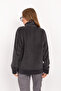Women's Gray Color Single Top Zippered Fleece Jacket - 4