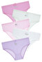 Girl's 5-Pack Colorful Slip Panties - Stoned - - 2