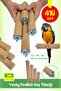مجموعة Venty مكونة من 4 قطع مقاس 36 مم من Macaw، ومقالي للببغاء والكاكاتو، وJako، وAmazon إلخ - 3