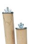 Venty 4-Piece Large Parrot Perches 15 Cm 36 Mm / Natural Wooden Parrot Perches - 6