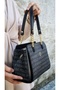 WOMEN'S 4 COMPARTMENT MONOGRAM PRINTED HAND AND SHOULDER BAG