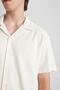 Regular Fit Terry Short Sleeve Shirt B0232ax23hs - 5