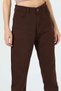 Women's Mom Jeans Trousers Brown (Buy 1 size larger) - 3